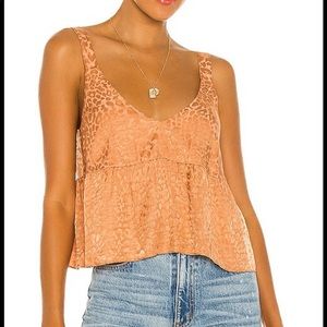 Carly Woven Tank in Rum AMUSE SOCIETY